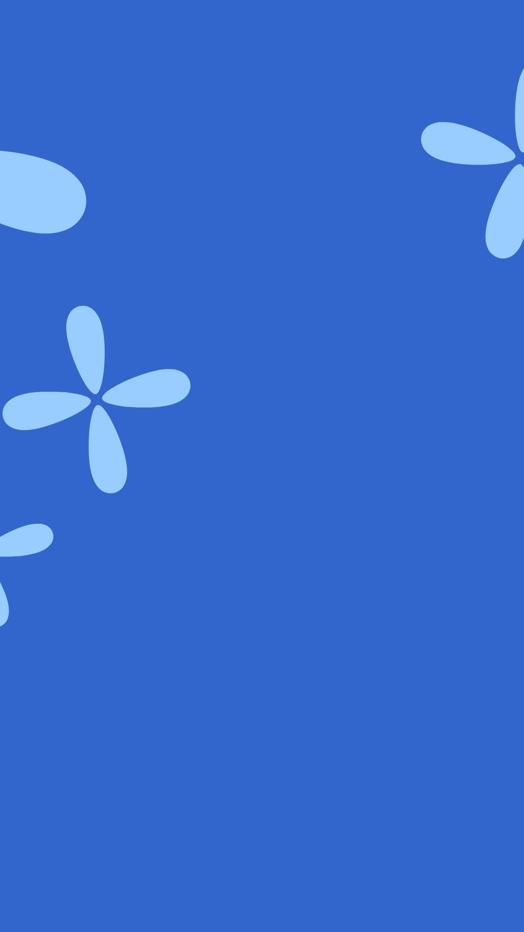 Ilustrasi Bunga Biru Wallpapersc Android