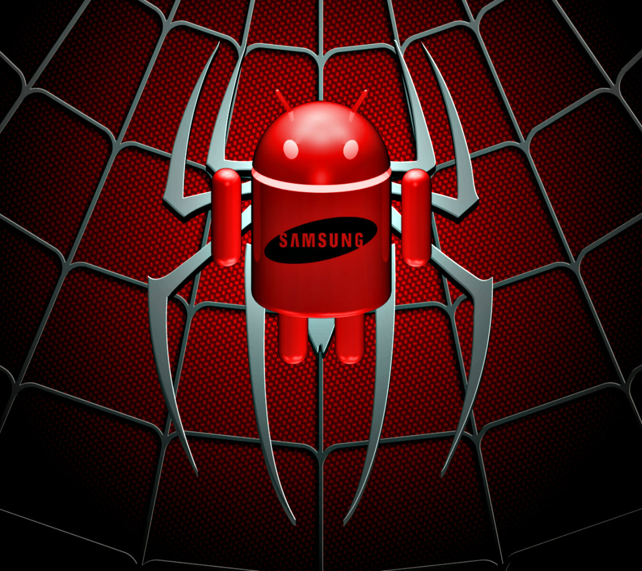 SAMSUNG Logo Merah Wallpapersc Android