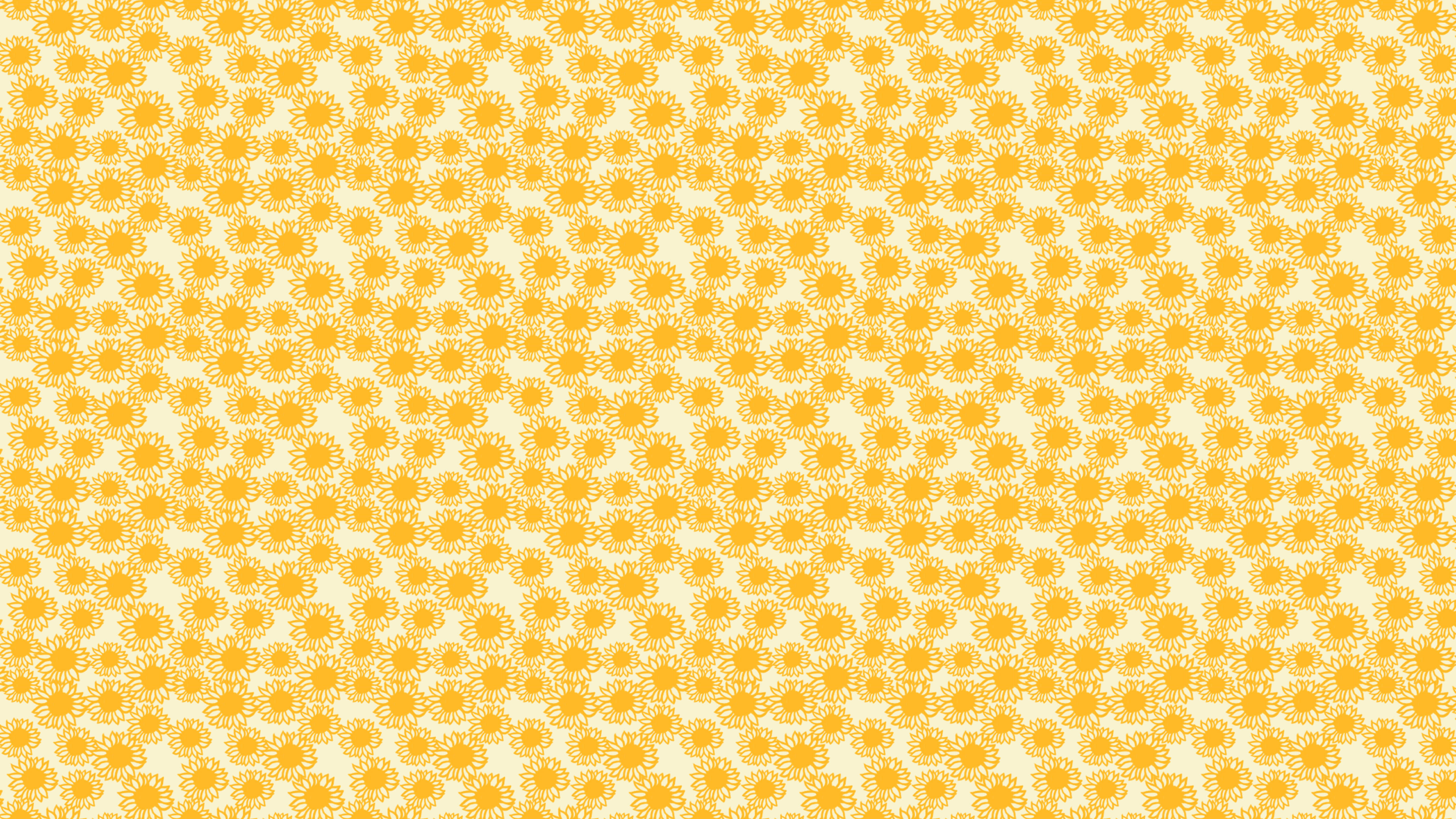 Pattern Sunflower Yellow Women Friendly Wallpaper Sc Desktop
