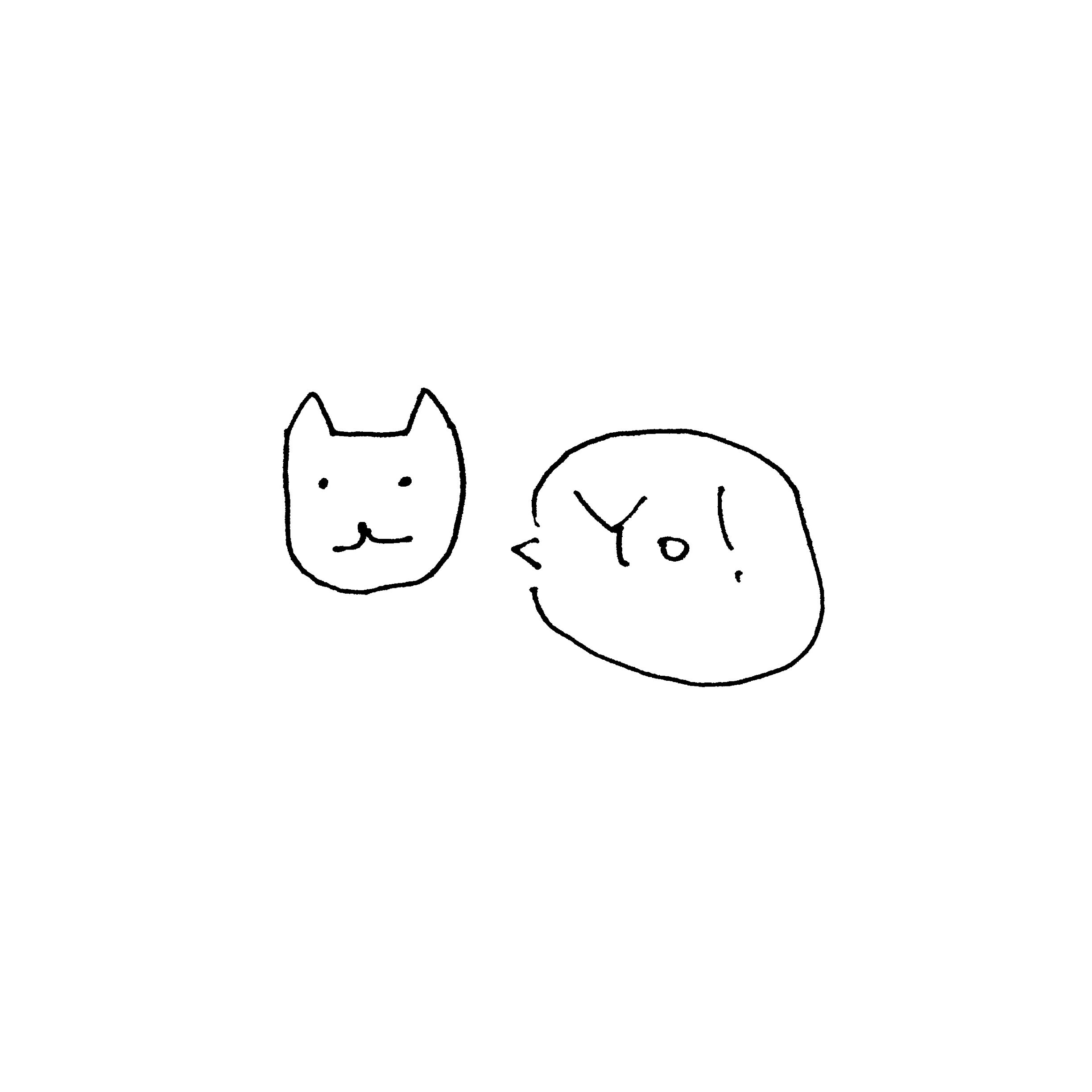 おしゃれ Iphone 壁紙 猫 イラスト