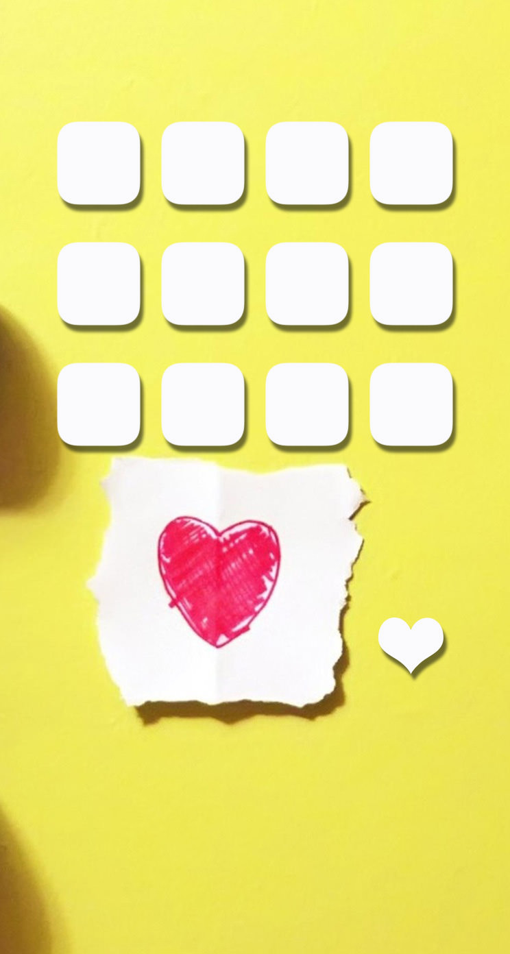 Perempuan Untuk Lucu Rak Jantung Kuning Wallpapersc IPhoneSE5s