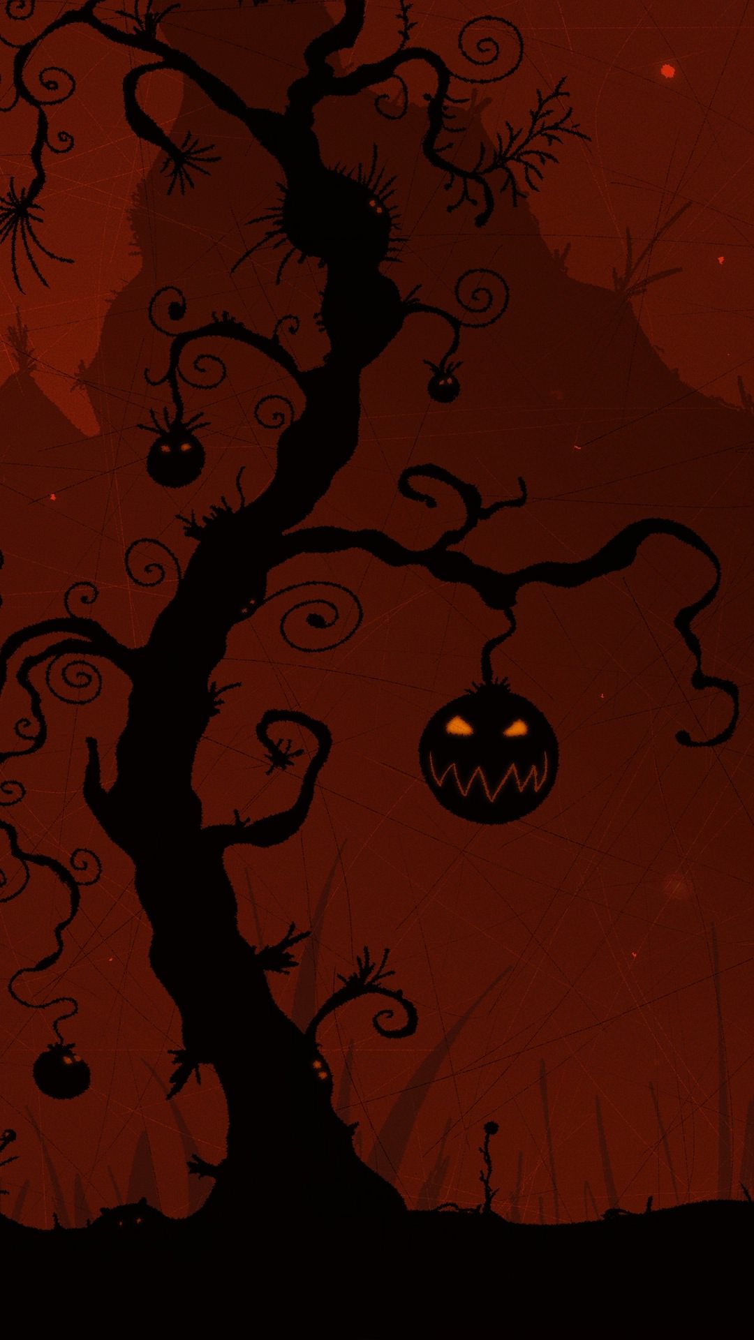 Halloween Tree Wallpaper Sc Smartphone