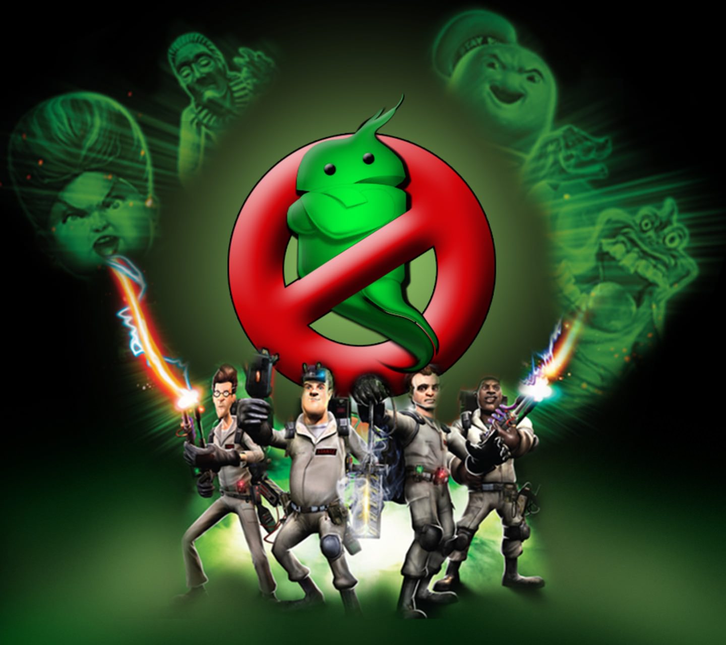 Android Logo Ghostbusters Wallpaper Sc Smartphone