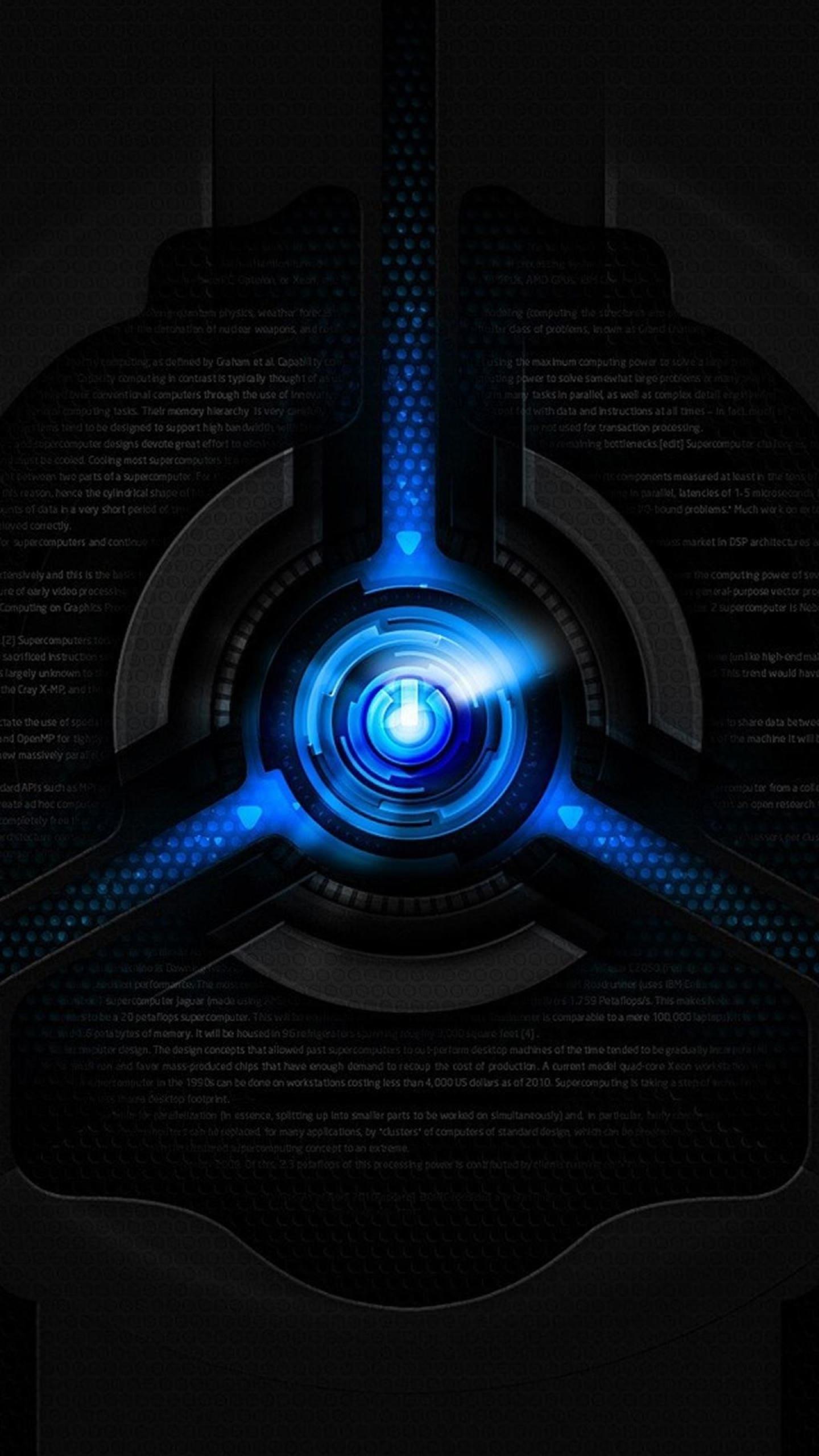 Cool Black Blue Wallpaper Sc Smartphone