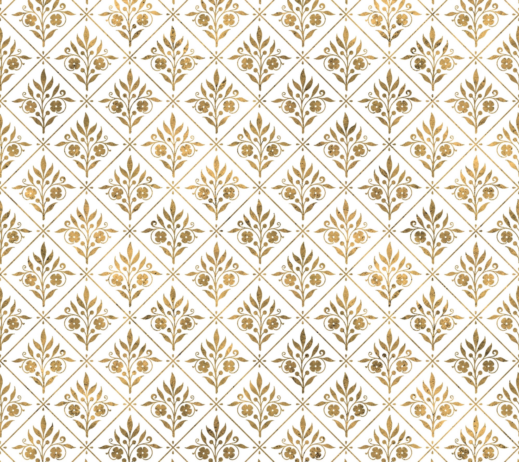 イラスト模様金植物 Wallpaper Sc スマホ壁紙