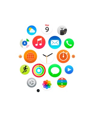 Apple Watch Photo Face 文字盤壁紙画像