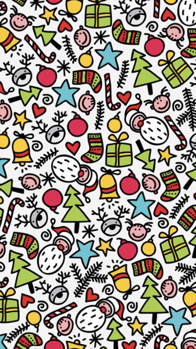 クリスマス イラスト Wallpaper Sc Iphone5s Se壁紙