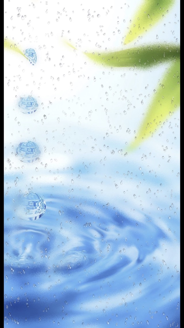 水面 雨 Wallpaper Sc Iphone5s Se壁紙