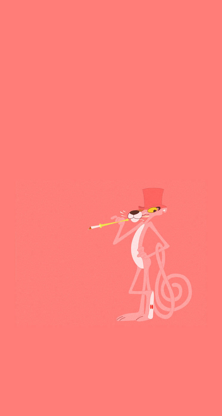 Chara Pink Panther Peach Wallpapersc Iphone5sse