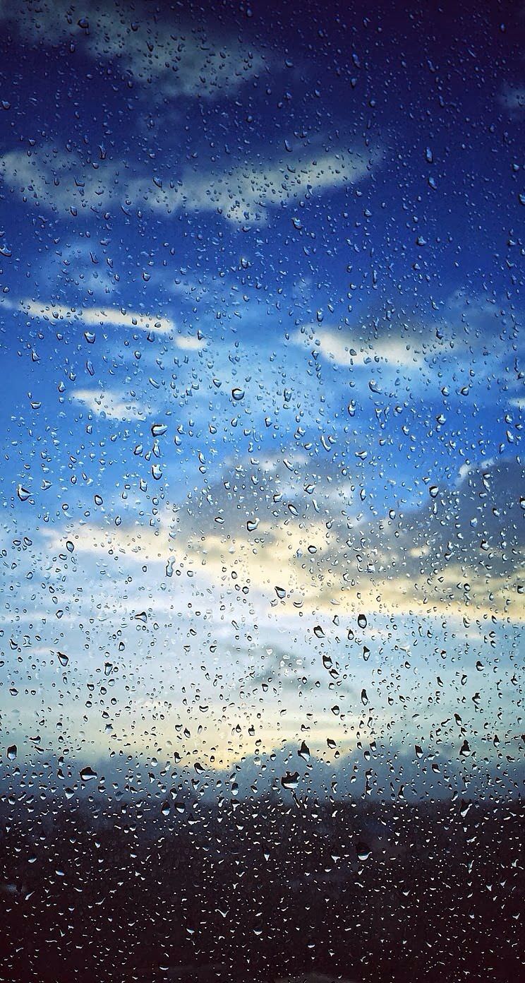 Landscape Glass Water Droplets Wallpaper Sc Iphone5s Se