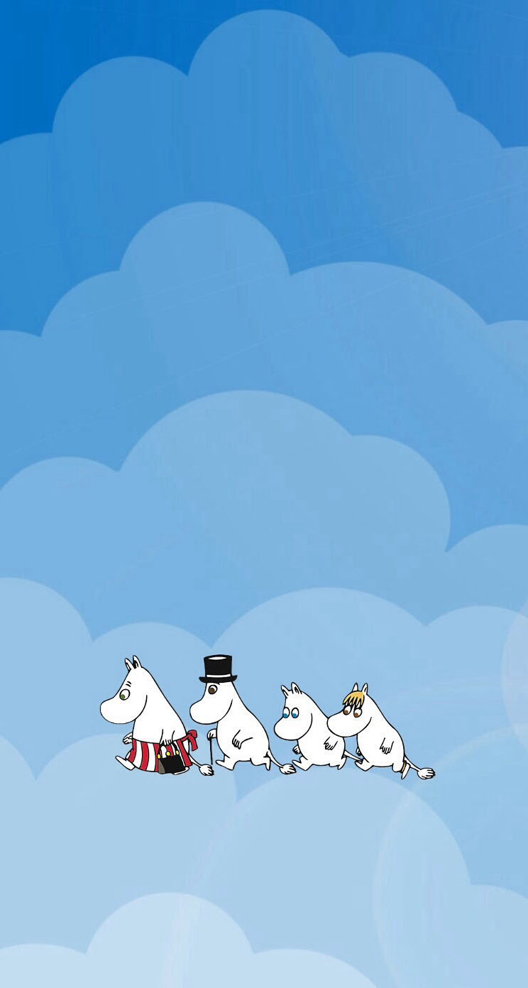 Chara Moomin Wallpaper Sc Iphone5s Se