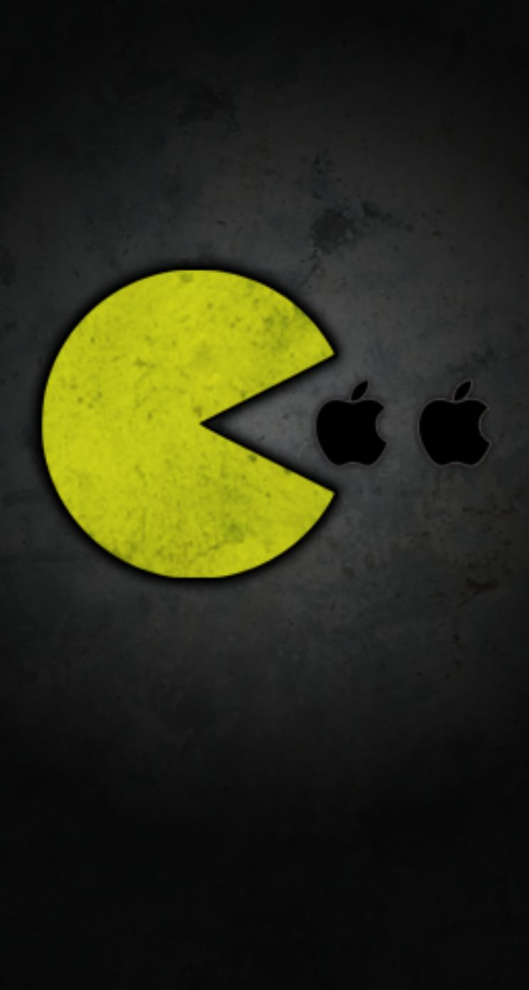 Chara Apple Pac Man Wallpaper Sc Iphone5s Se