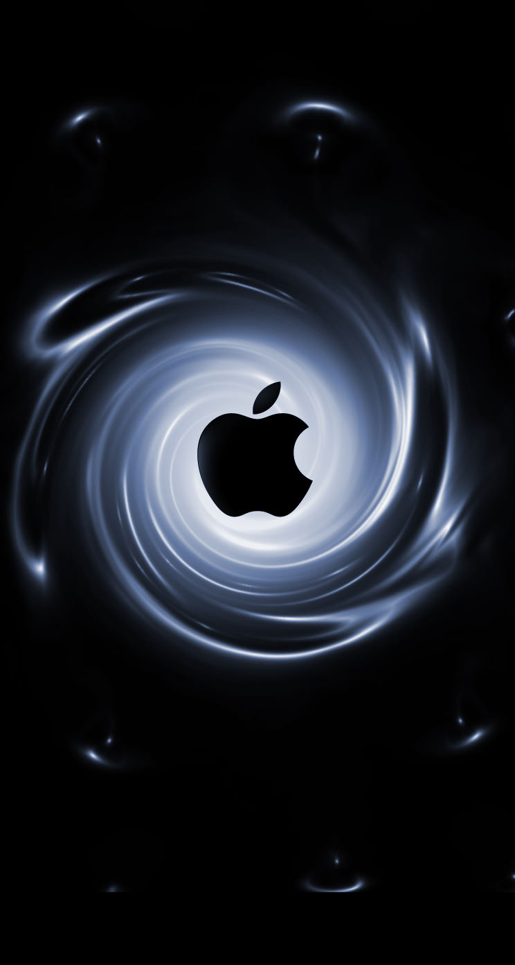 Apple Black | wallpaper.sc iPhone5s,SE