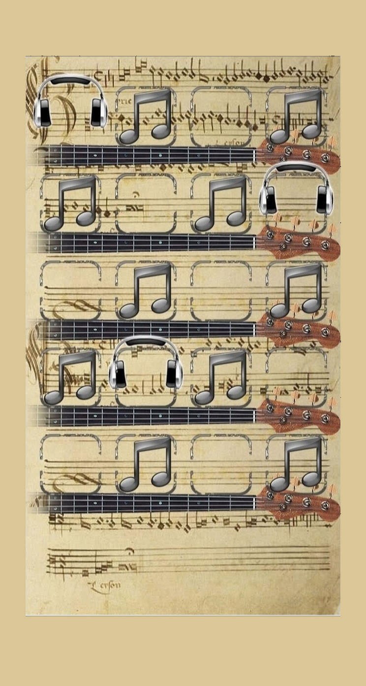 Shelf Music Note Yellow Wallpaper Sc Iphone5s Se