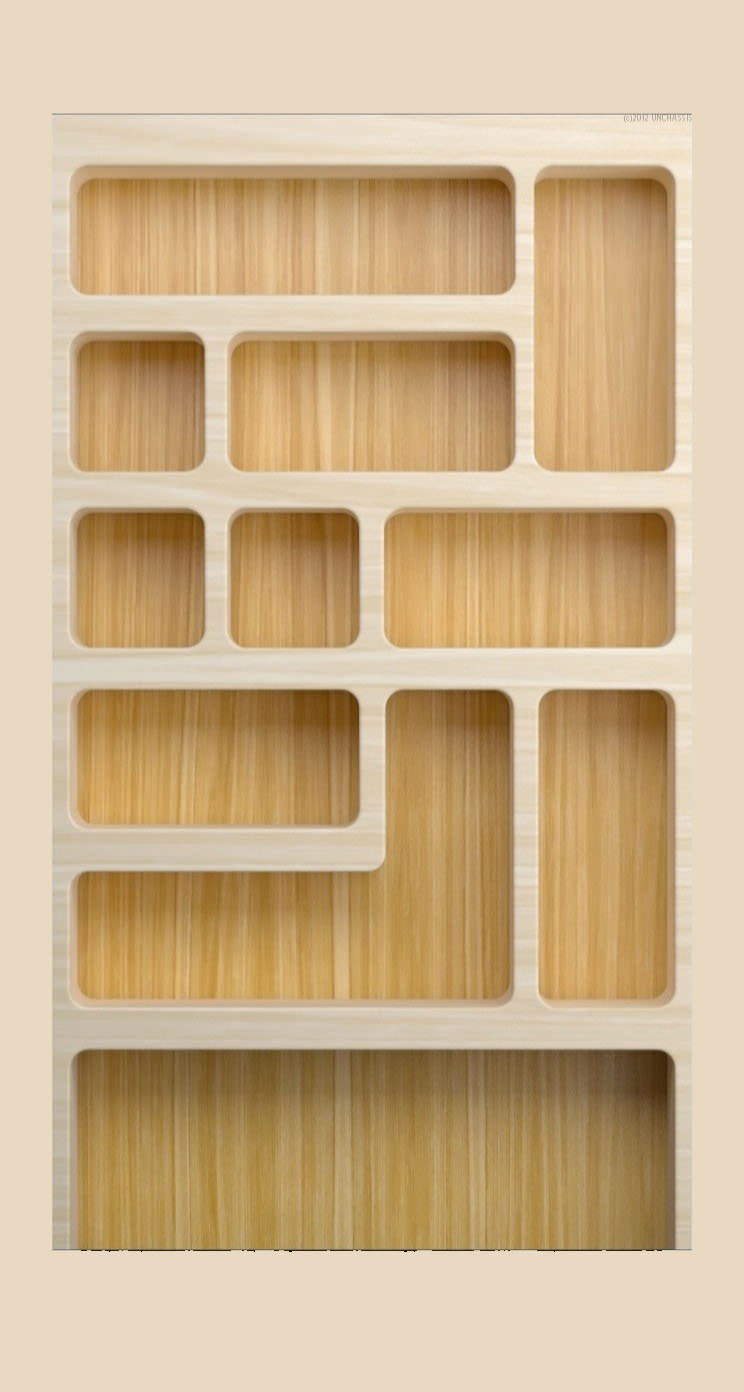 棚シンプル木 Wallpaper Sc Iphone5s Se壁紙
