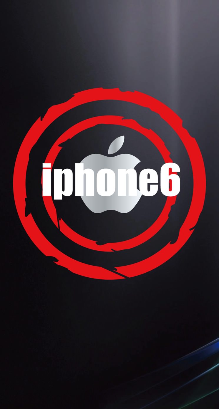 Illustrations Apple Logo Iphone6 Black Wallpaper Sc Iphone5s Se