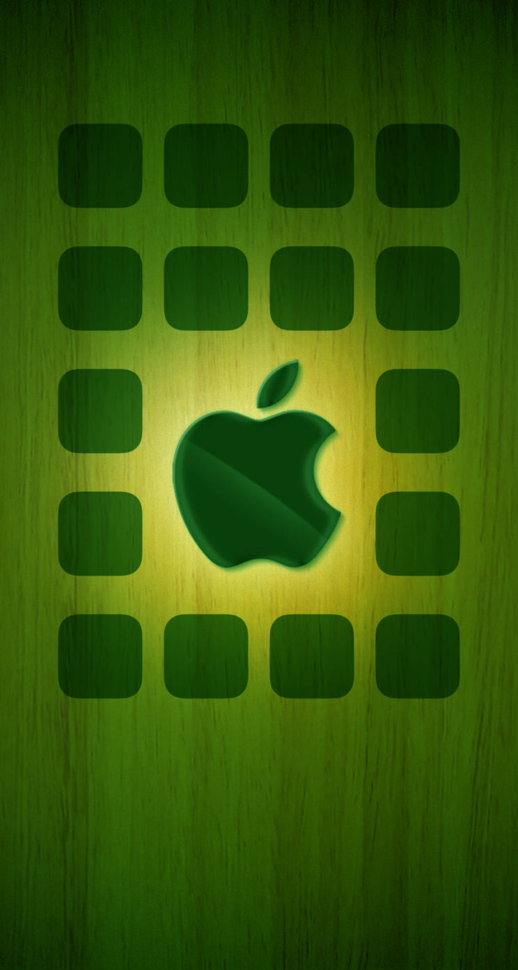 Apple棚クール黄緑 Wallpaper Sc Iphone5s Se壁紙