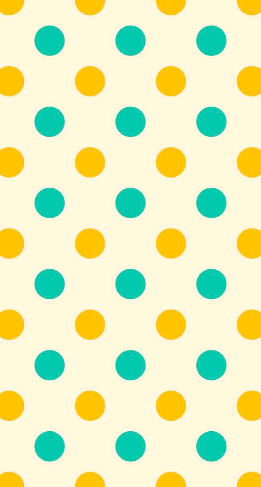 Yellow Polka Dot Green Wallpaper Sc Iphone6s