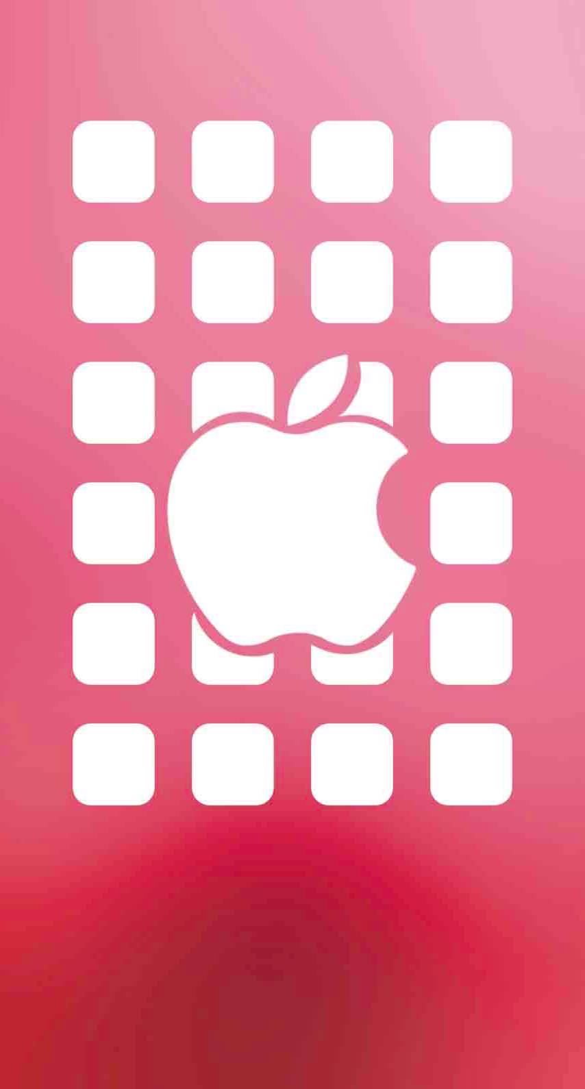 Apple logo shelf red pink | wallpaper.sc iPhone6s
