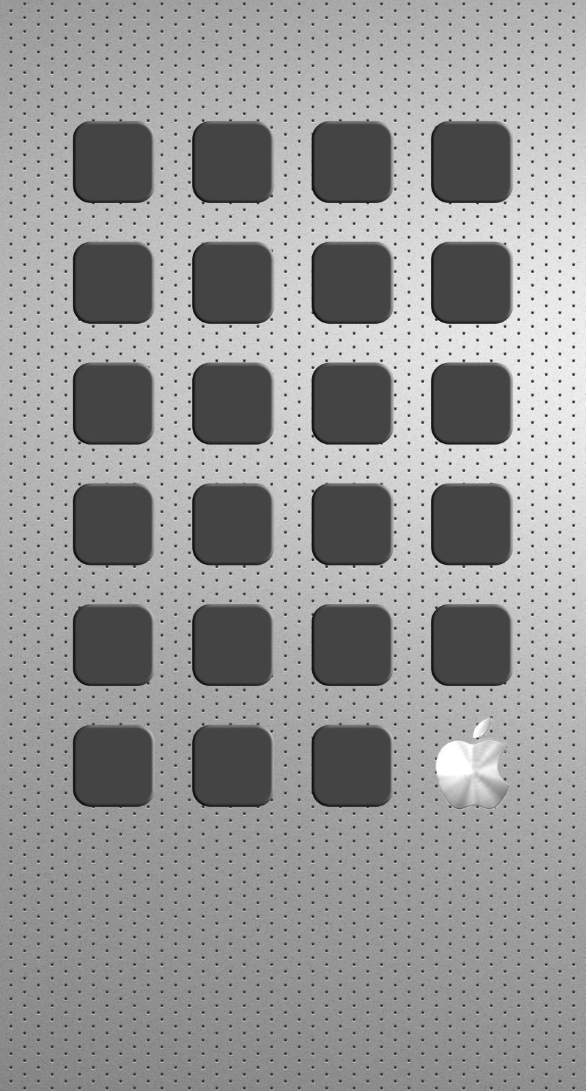 Appleロゴ棚銀クール Wallpaper Sc Iphone6s壁紙