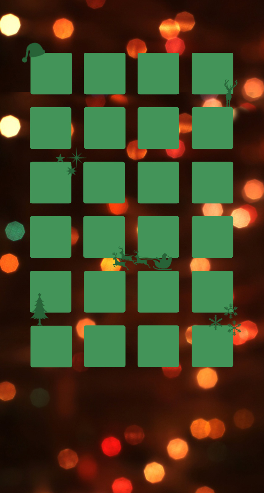 棚クリスマス緑ライト Wallpaper Sc Iphone6s壁紙