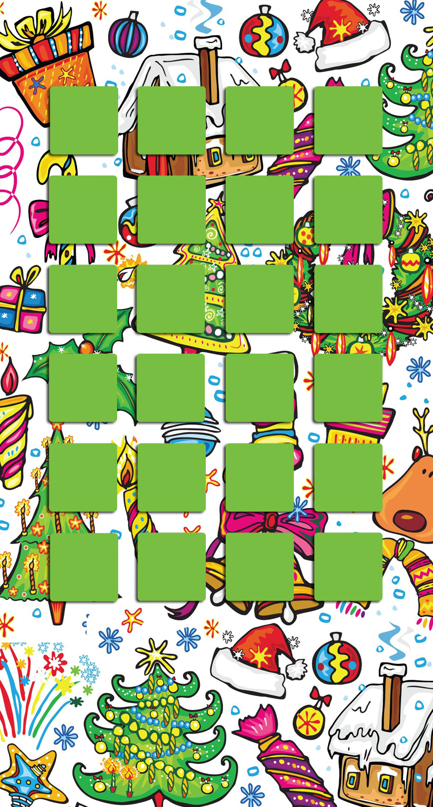棚クリスマスツリーカラフル緑女子向け Wallpaper Sc Iphone6s壁紙