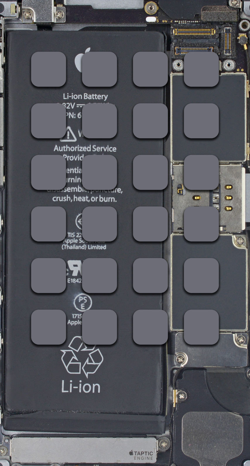 Iphone6s Decomposition Mechanical Board Cool Shelf Wallpaper Sc Iphone6s