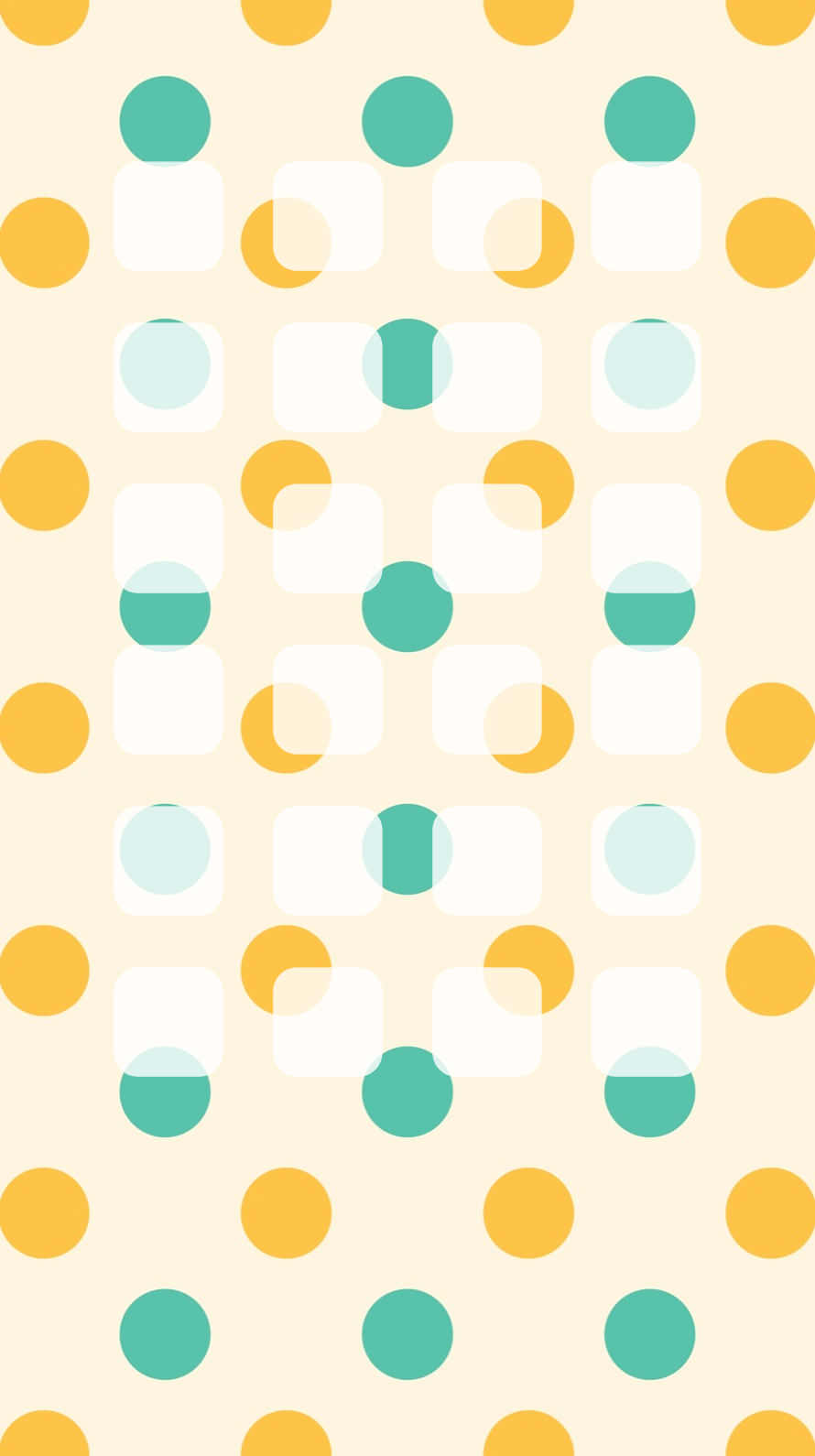 Shelf Cute Polka Dot Green Orange Wallpaper Sc Iphone6s