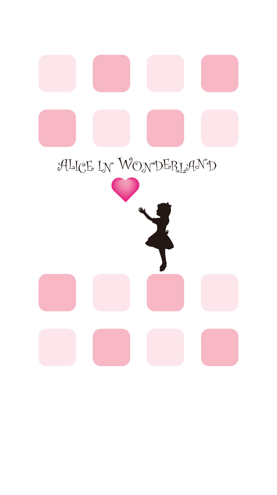 Pink Shelf Alice Women S Heart Wallpaper Sc Iphone6s