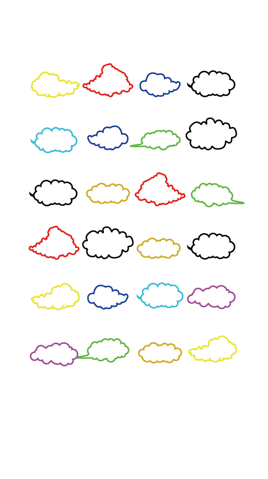 棚雲カラフルシンプル Wallpaper Sc Iphone6s壁紙