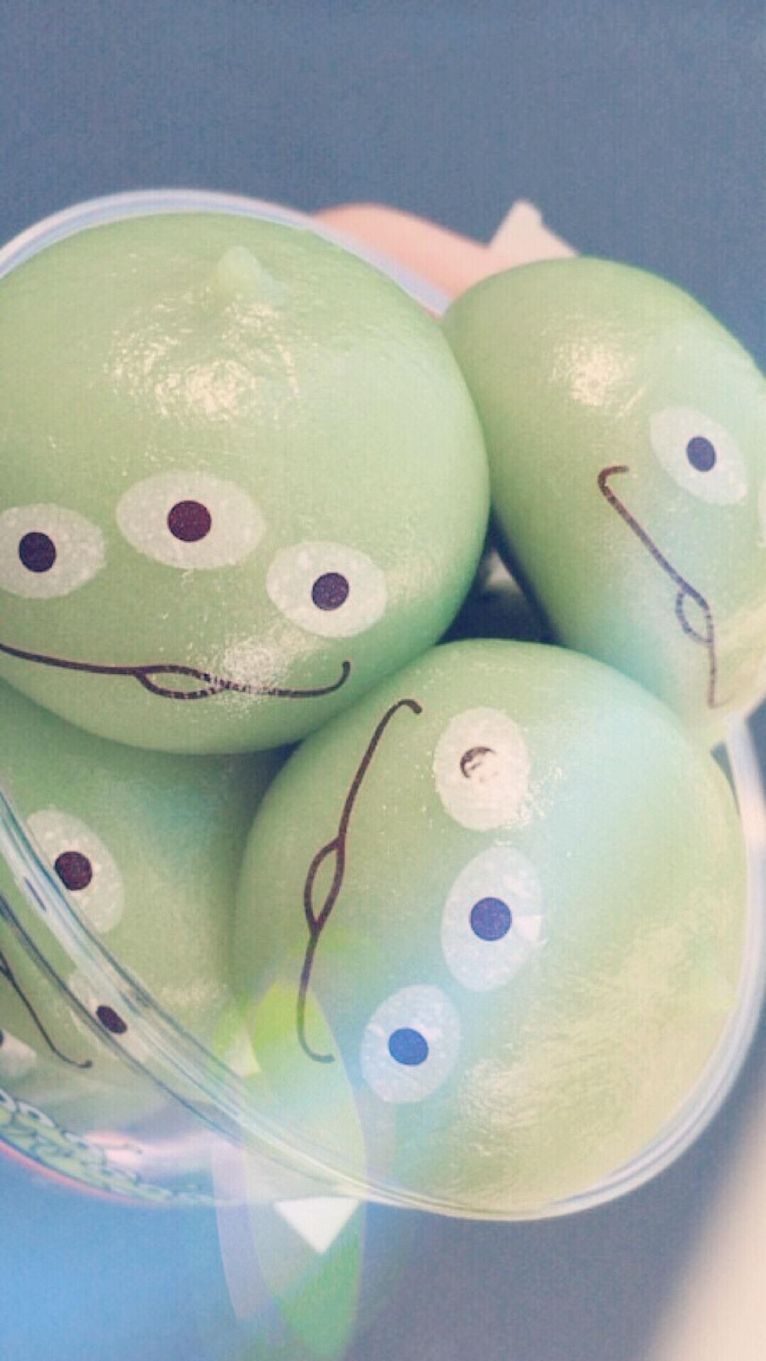 Little Green Men Sweets Wallpaper Sc Iphone6splus