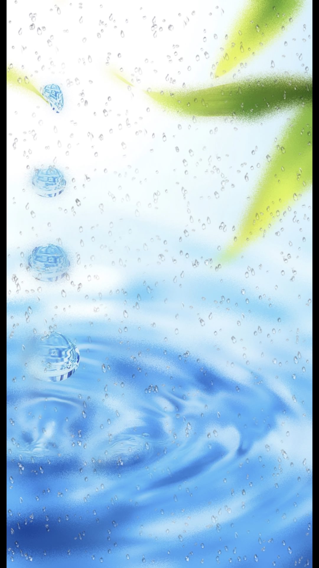 水面 雨 Wallpaper Sc Iphone6splus壁紙