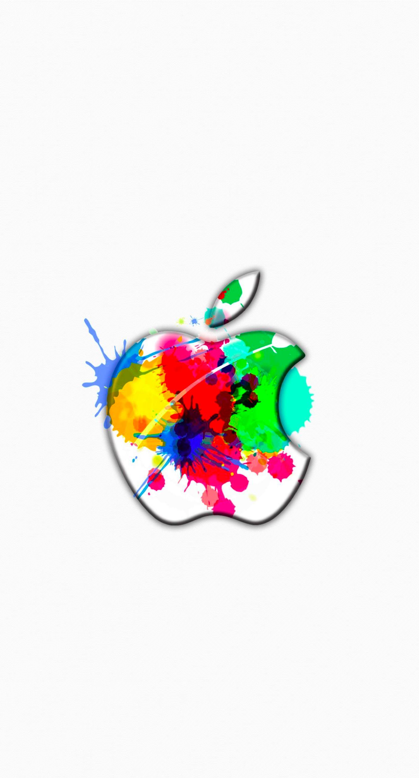 Apple Paint Wallpaper Sc Iphone6splus