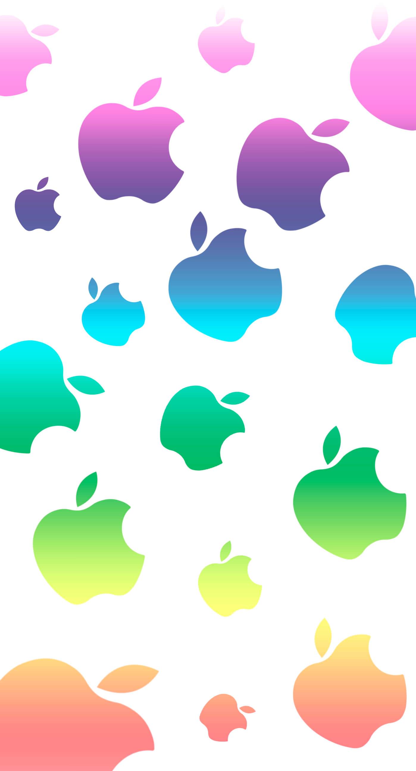 Appleカラフル可愛い Wallpaper Sc Iphone6splus壁紙