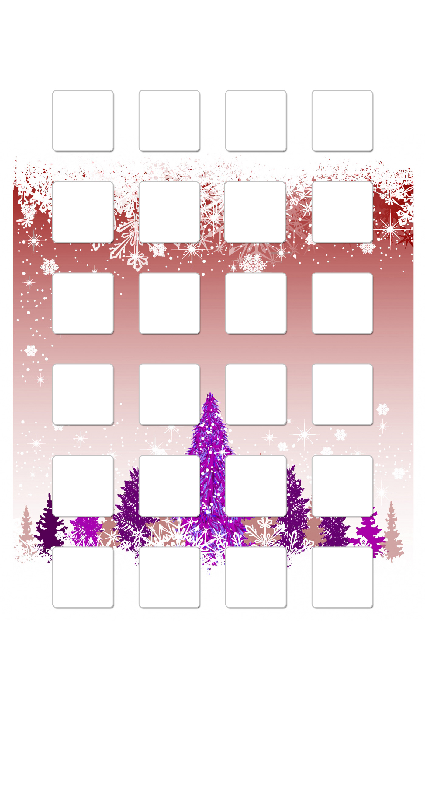 棚冬雪木赤紫可愛い女子向け Wallpaper Sc Iphone6splus壁紙