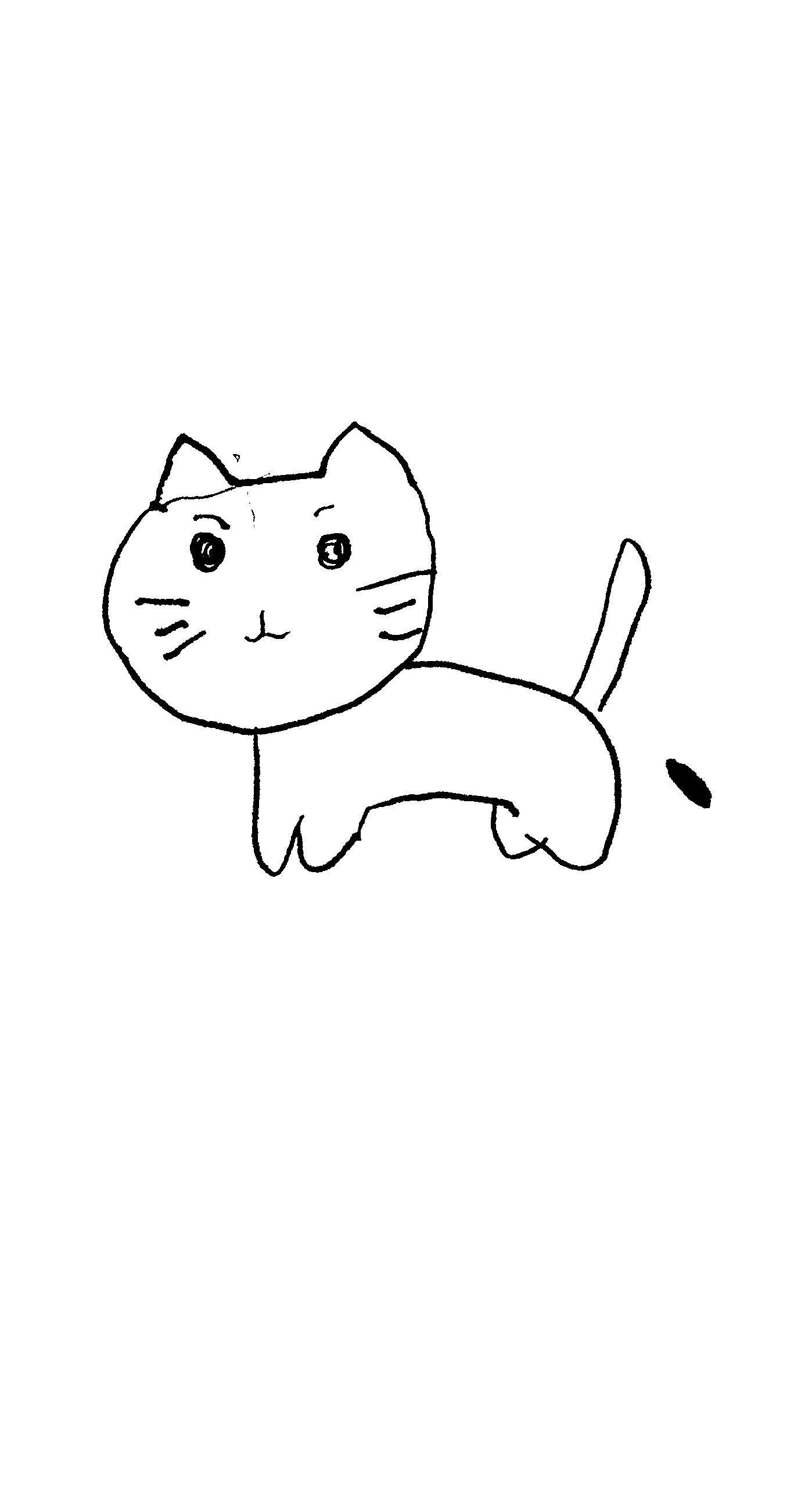 印刷可能 Iphone 壁紙 猫 イラスト 無料イラスト素材集