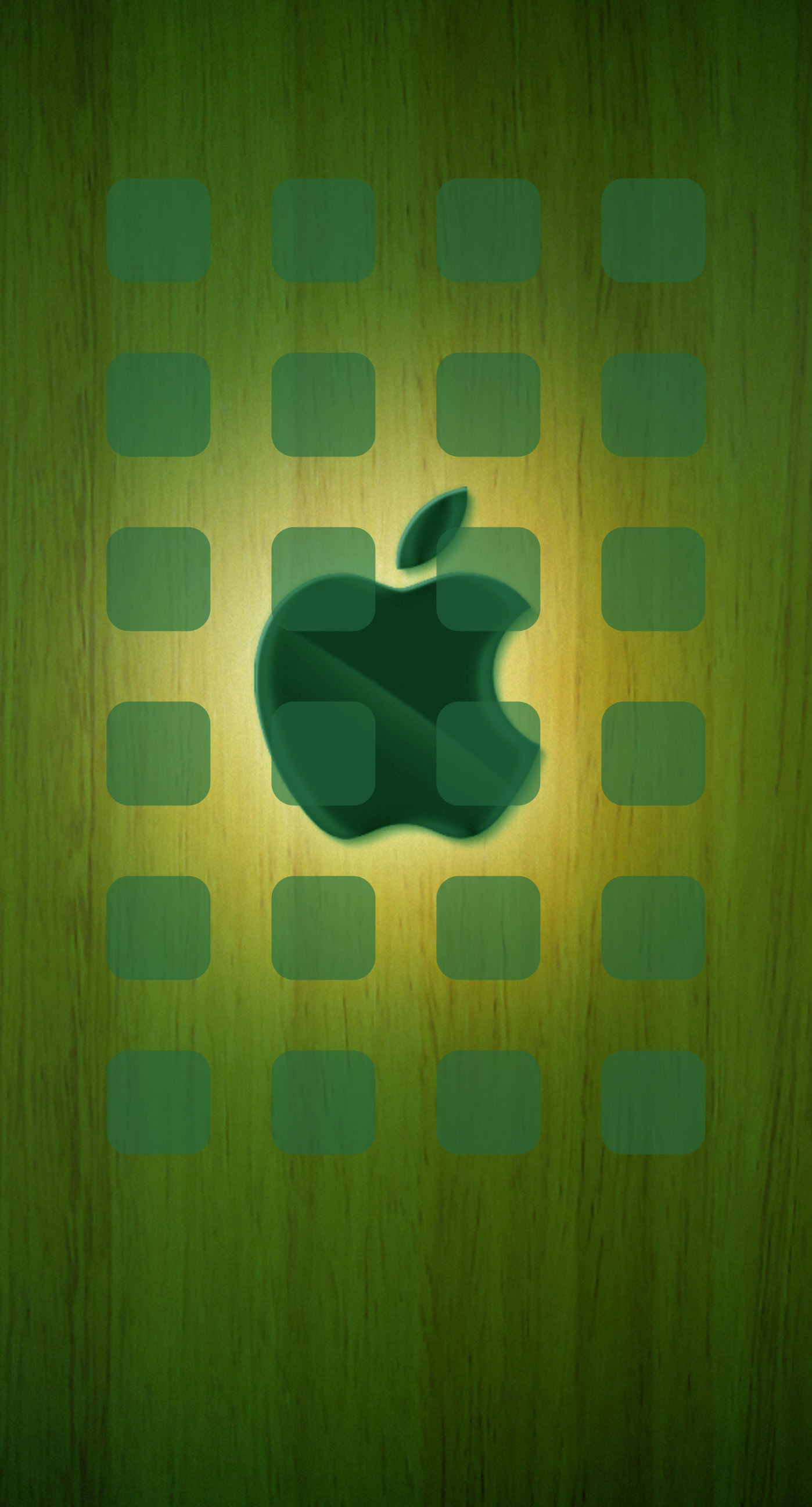 Appleロゴ棚クール板黄緑 Wallpaper Sc Iphone6splus壁紙