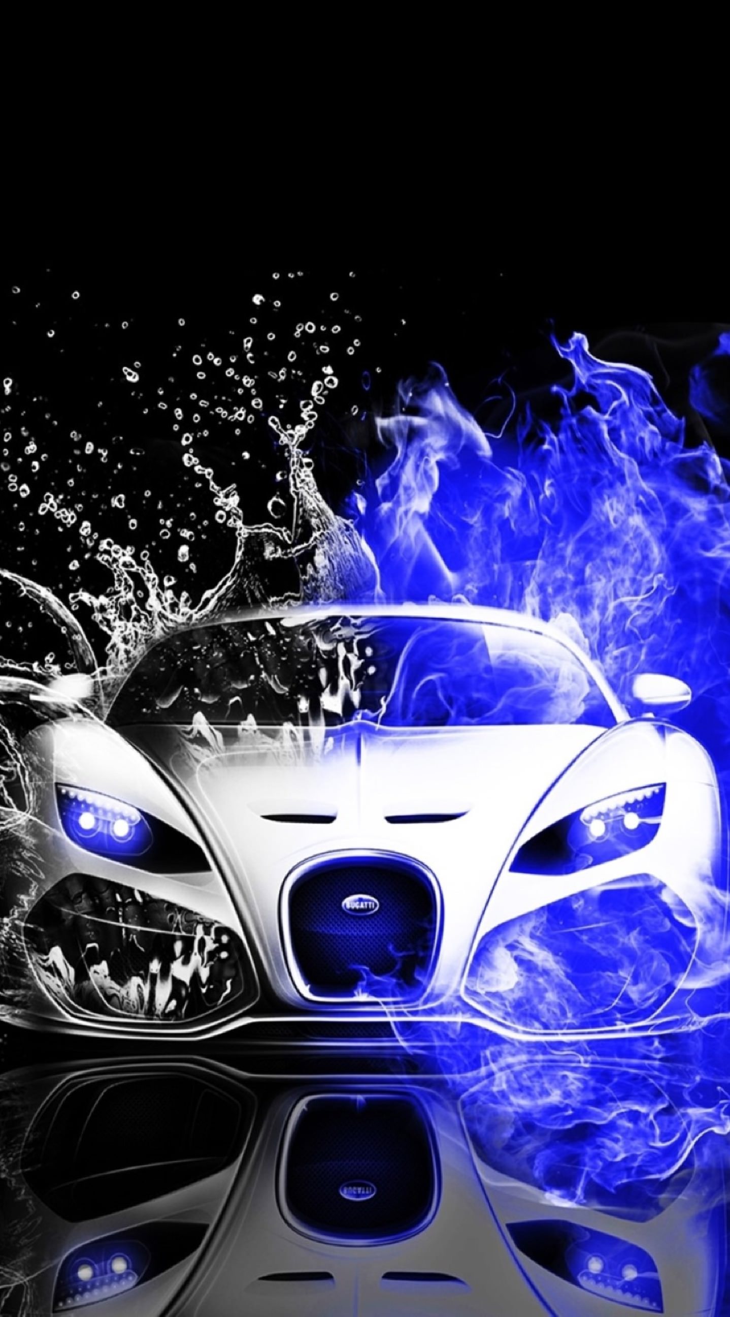Cool Cars blue water black-and-white  iPhone6sPlus