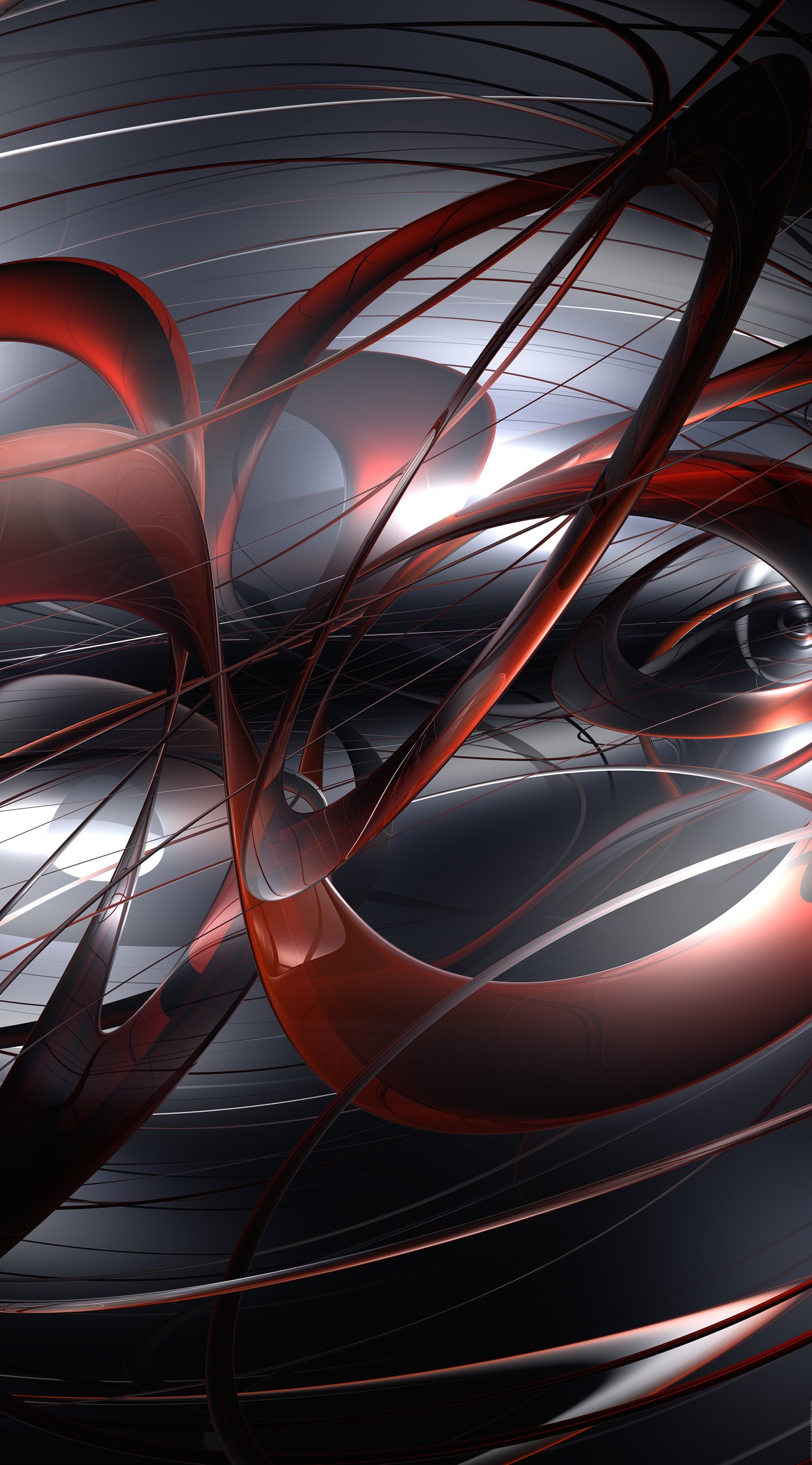 Pattern black red 3D Cool | wallpaper.sc iPhone6sPlus