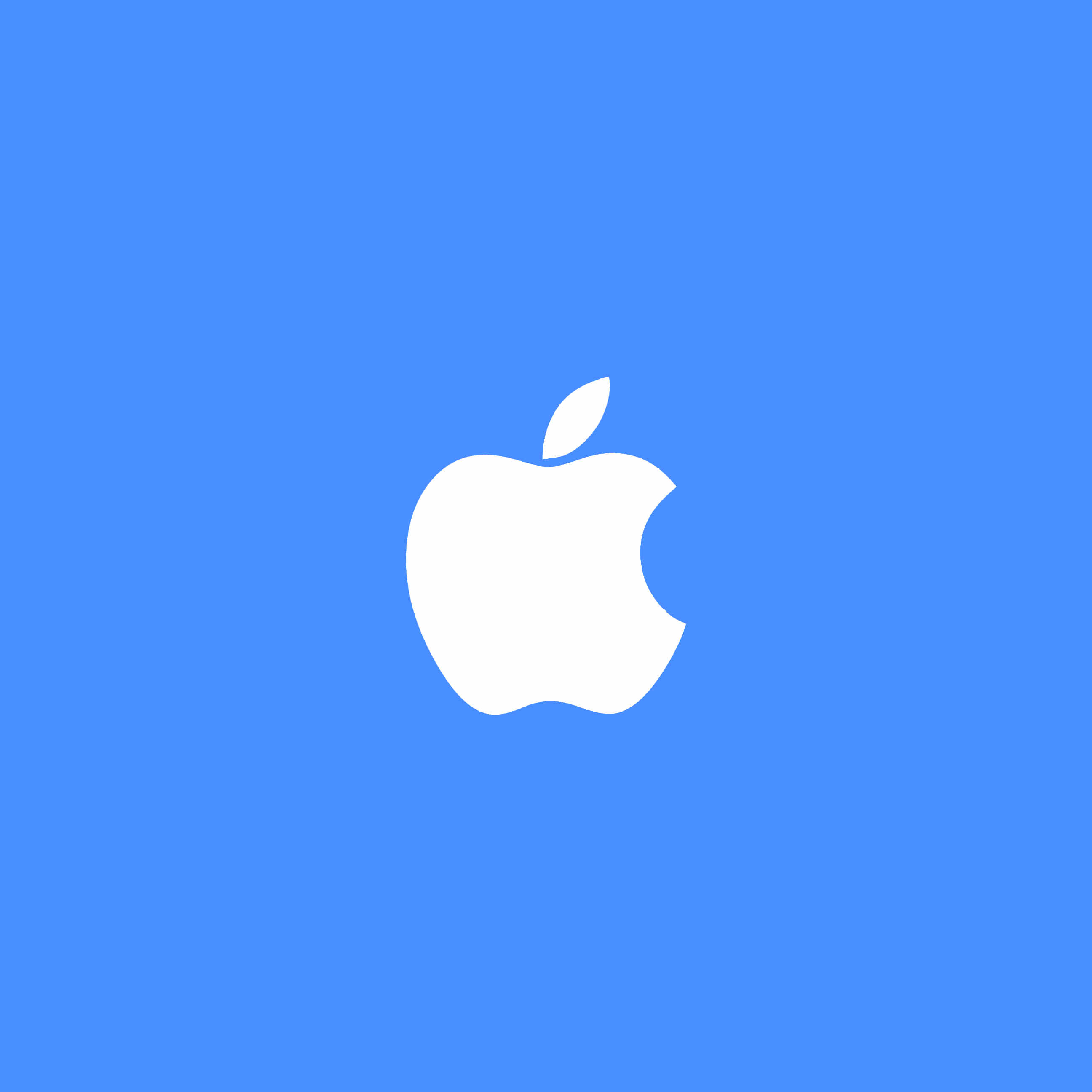 The Blue White Apple Logo Wallpapersc Iphone6splus