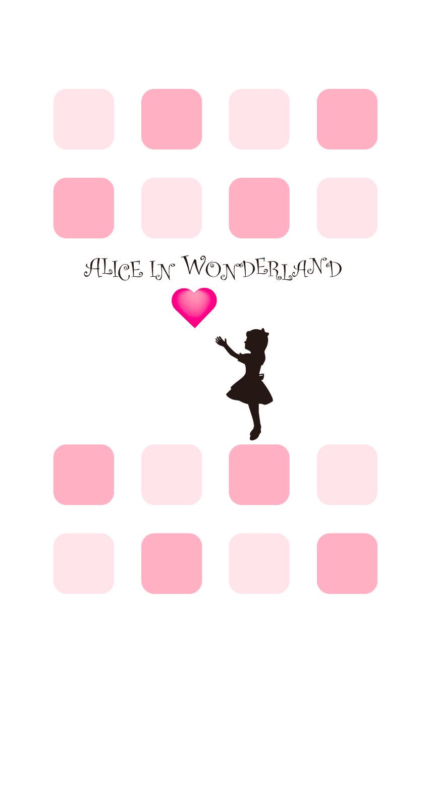 Pink Shelf Alice Women S Heart Wallpaper Sc Iphone7