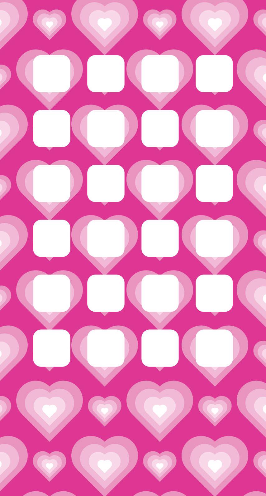 Heart Pattern Purple Red Shelf For Women Wallpaper Sc Iphone7