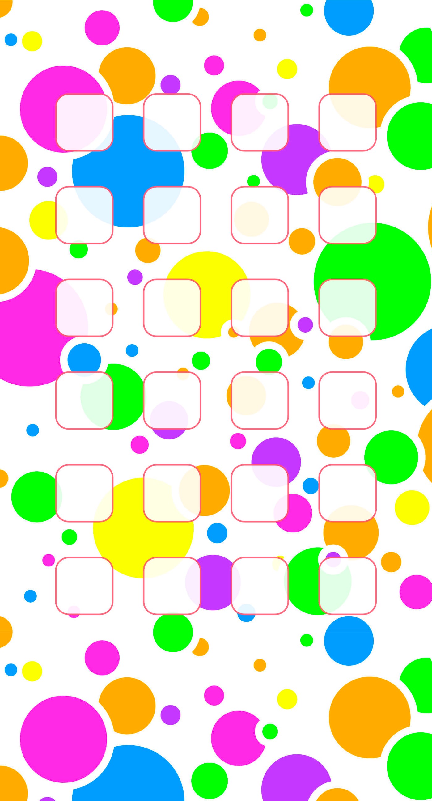 Colorful Polka Dot Pattern Shelf For Women Wallpaper Sc Iphone7plus