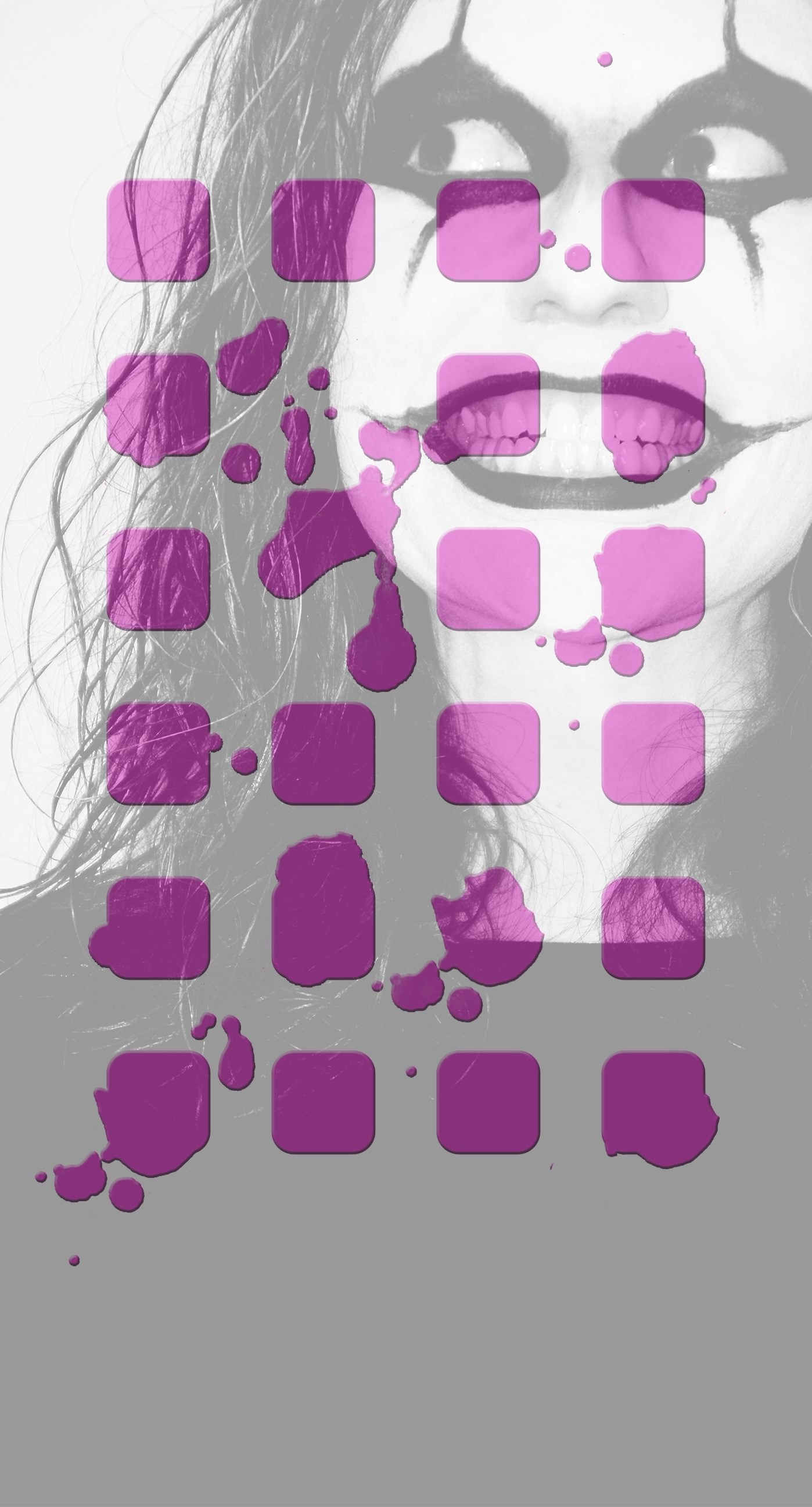 棚キャラ紫 Wallpaper Sc Iphone7plus壁紙