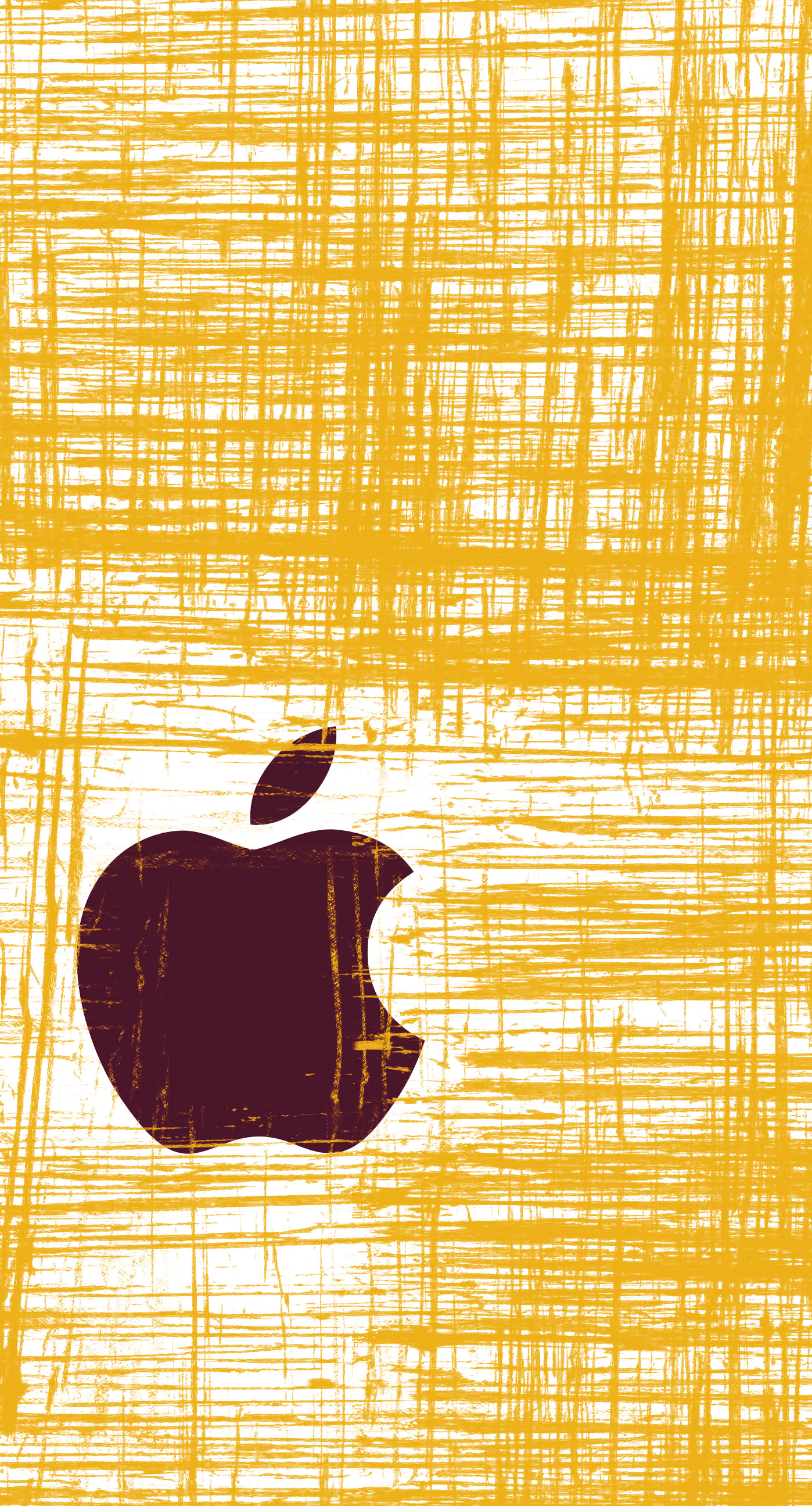Apple Logo Cool Yellow Wallpaper Sc Iphone7plus