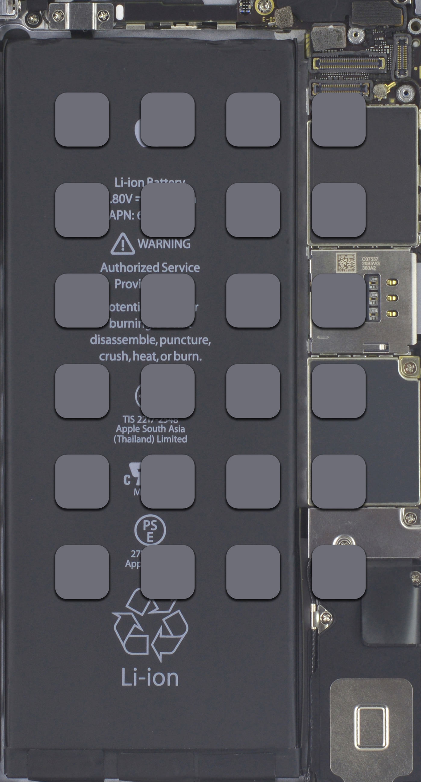Iphone6s Plus Decomposition Mechanical Board Cool Shelf Wallpaper Sc Iphone7plus