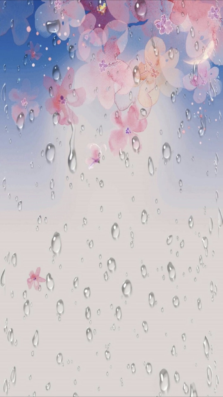 Cherry Rain Wallpaper Sc Iphone8