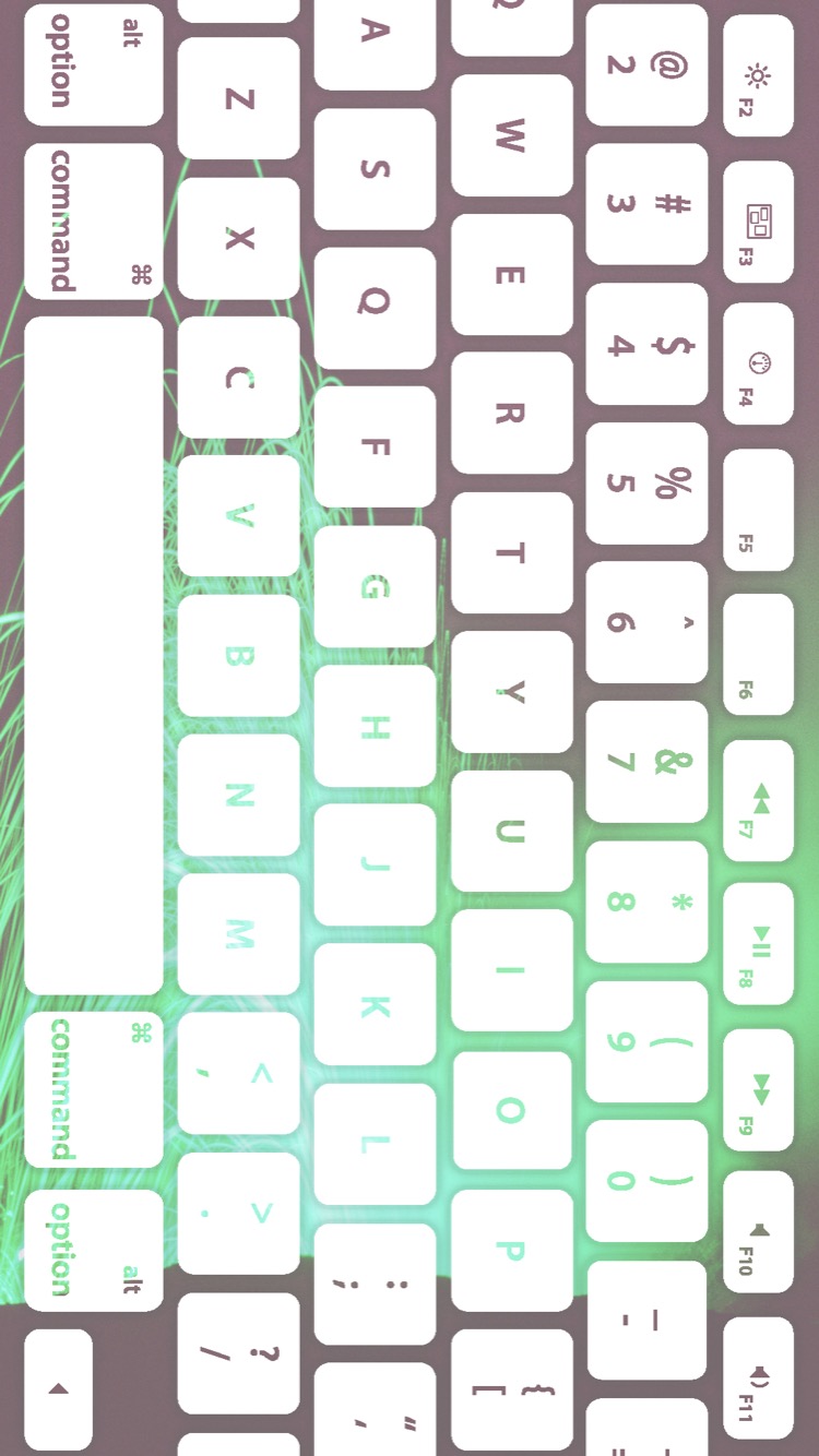 キーボード青緑白 Wallpaper Sc Iphone8壁紙