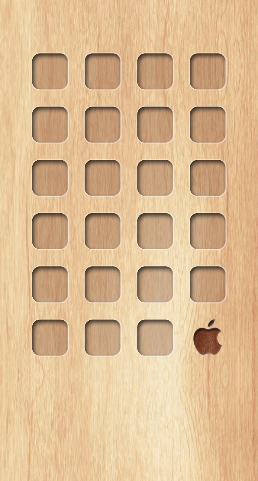 棚木板茶黄appleロゴ Wallpaper Sc Iphone8壁紙