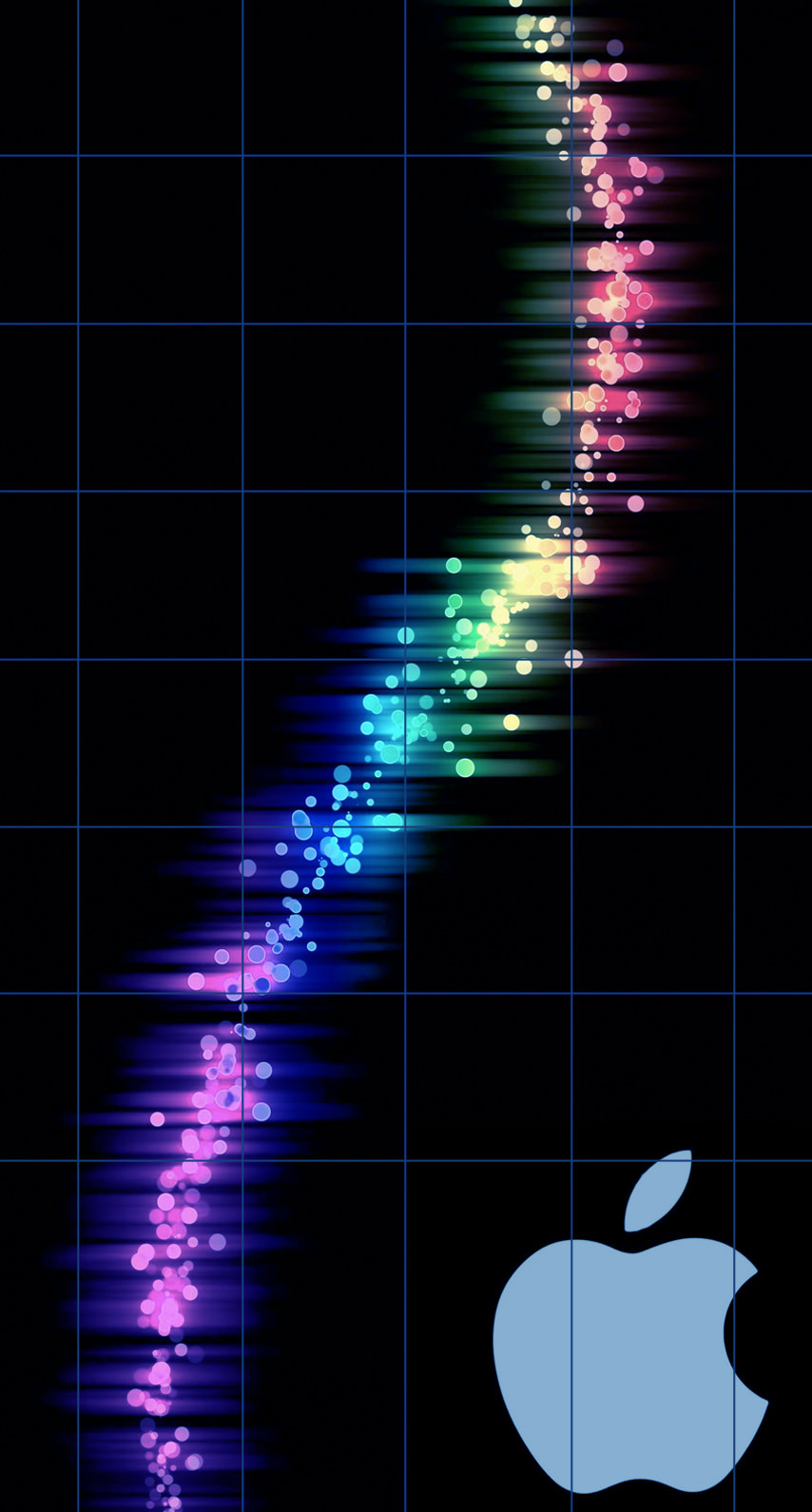 Appleロゴ棚クール青 Wallpaper Sc Iphone8壁紙